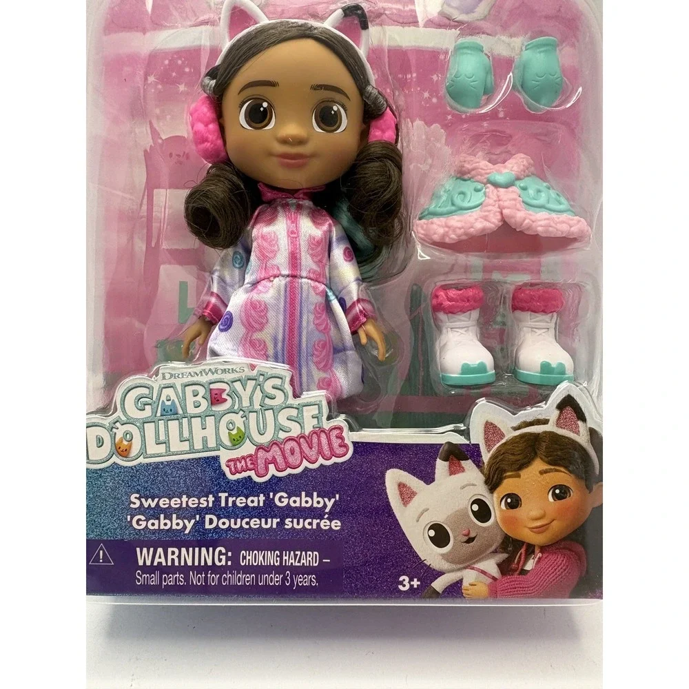 Gabby's Dollhouse The Movie Sweetest Treat Gabby Doll Snow Gear Exclusive Set 6